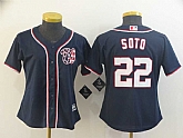 Women Nationals 22 Juan Soto Black Cool Base Jersey,baseball caps,new era cap wholesale,wholesale hats